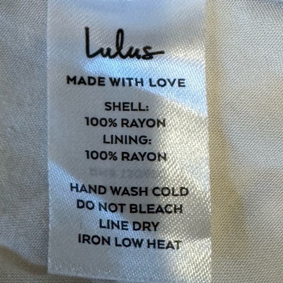 🌈 6/$60 Lulu Dress Wraparound Lemons Fits Like A Small/Medium Rayon Large - Picture 4 of 5